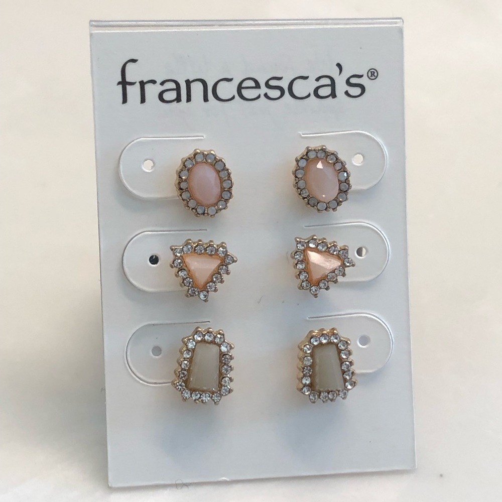 ❌SOLD❌ Francesca’s Boho Stud Earring Multipack